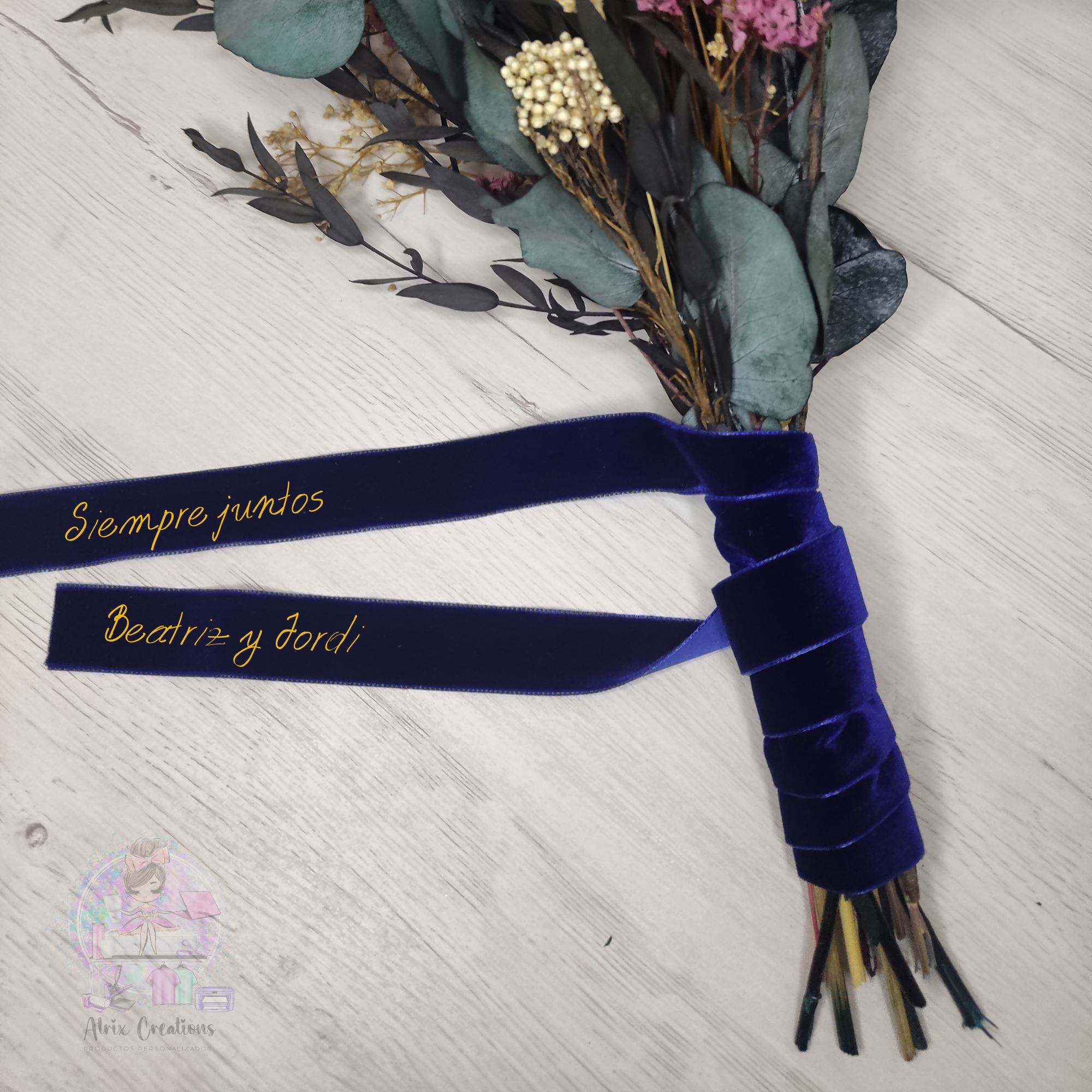 Cinta para el ramo de novia