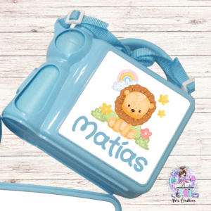 Tupper de maleta con botella