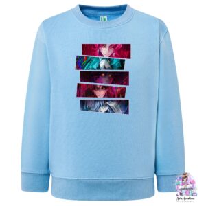 Sudadera azul de KPOP DEMON HUNTERS