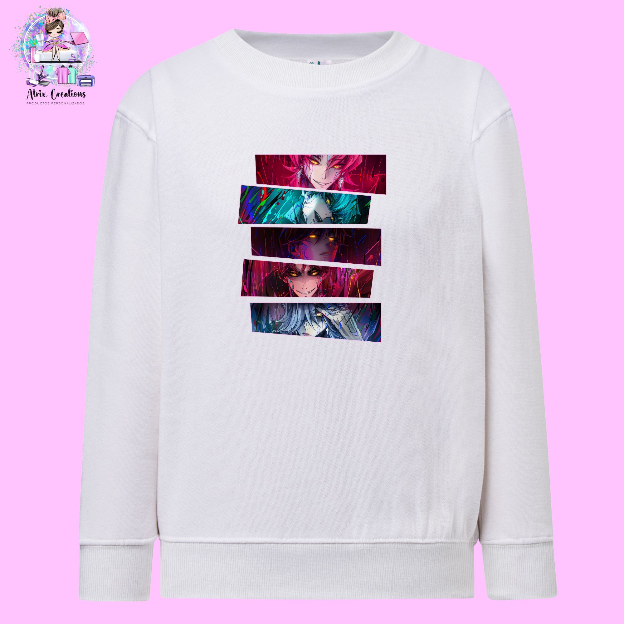 Sudadera blanca Demon Hunter