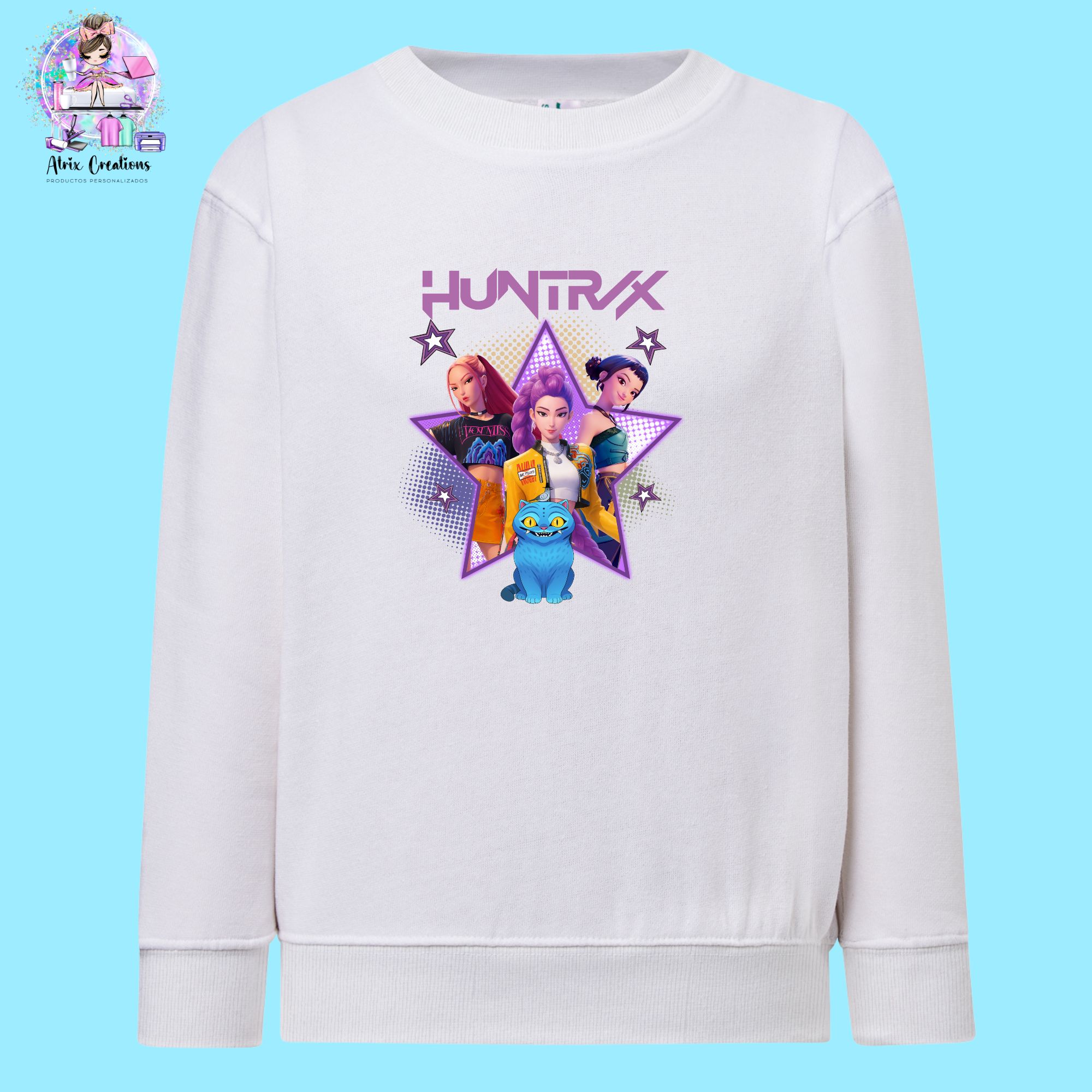 Sudadera blanca Huntrix modelo 11