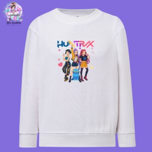 Sudadera blanca Huntrix modelo 4