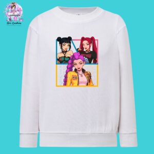 Sudadera blanca Huntrix modelo 5