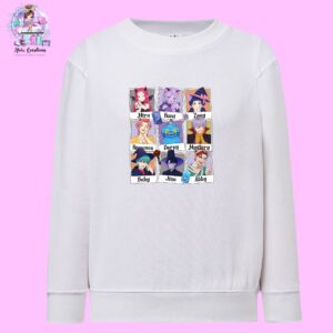 Sudadera blanca Huntrix modelo 7