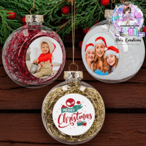 Bolas para árbol de Navidad con relleno de colores