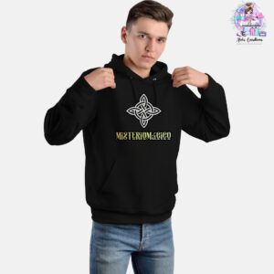 Sudadera Oversize Unisex Misterio Mágico Negra