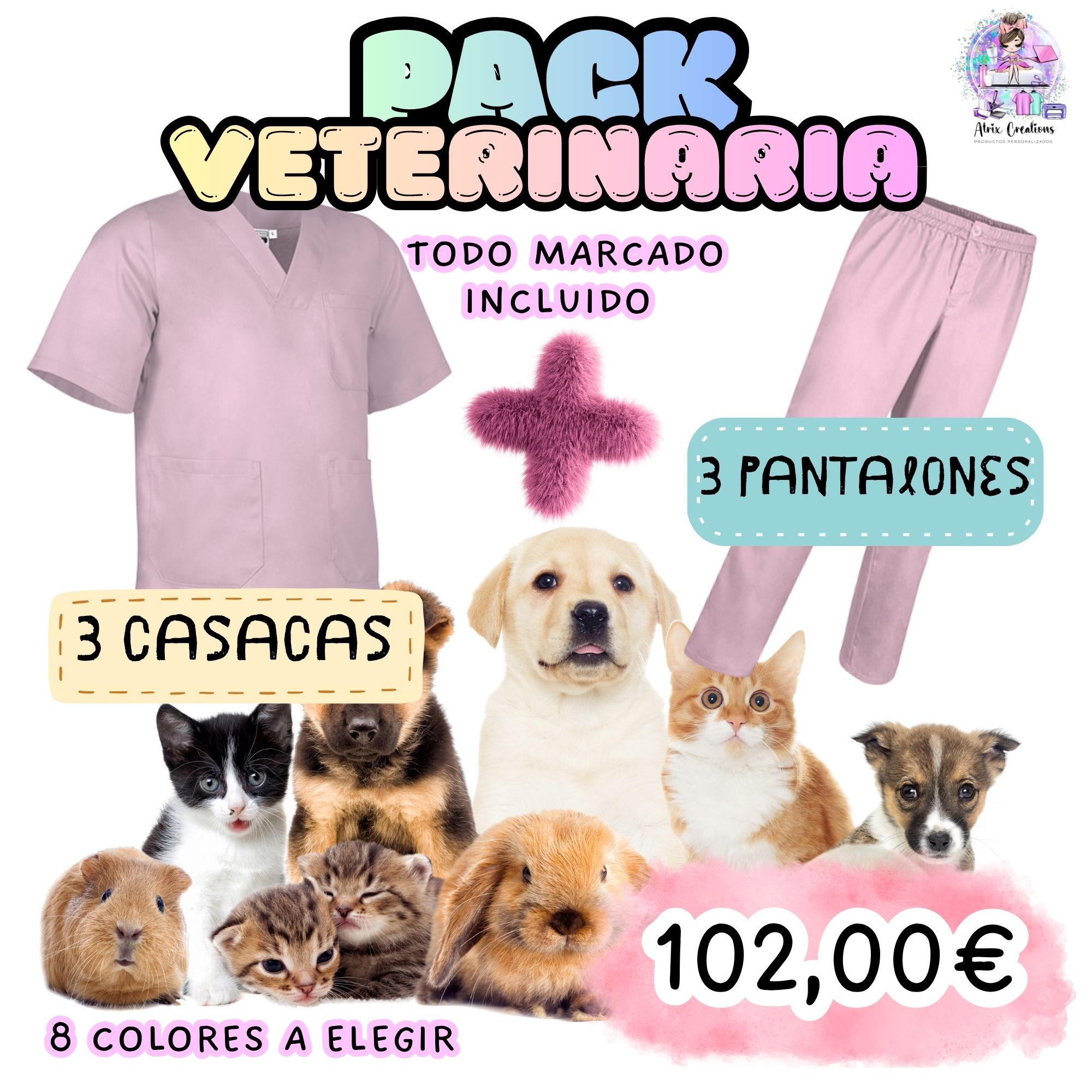 Pack Ropa Veterinaria