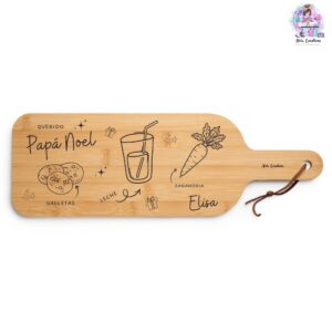 Tabla merienda de Papá Noel