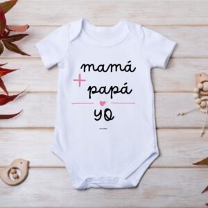Body Mamá+Papá=YO Rosa
