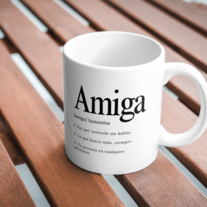 Taza significado Amiga