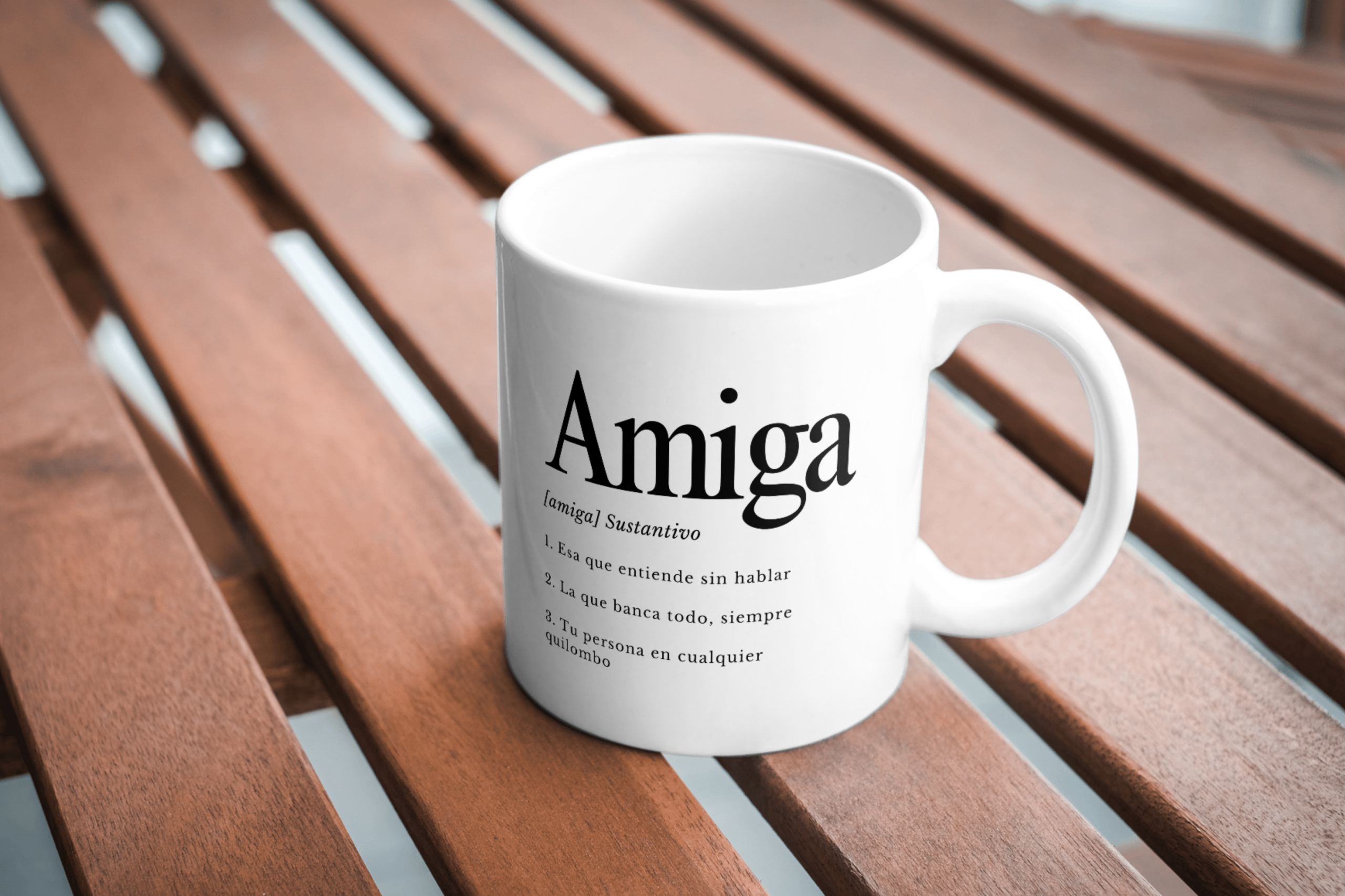 Taza significado Amiga