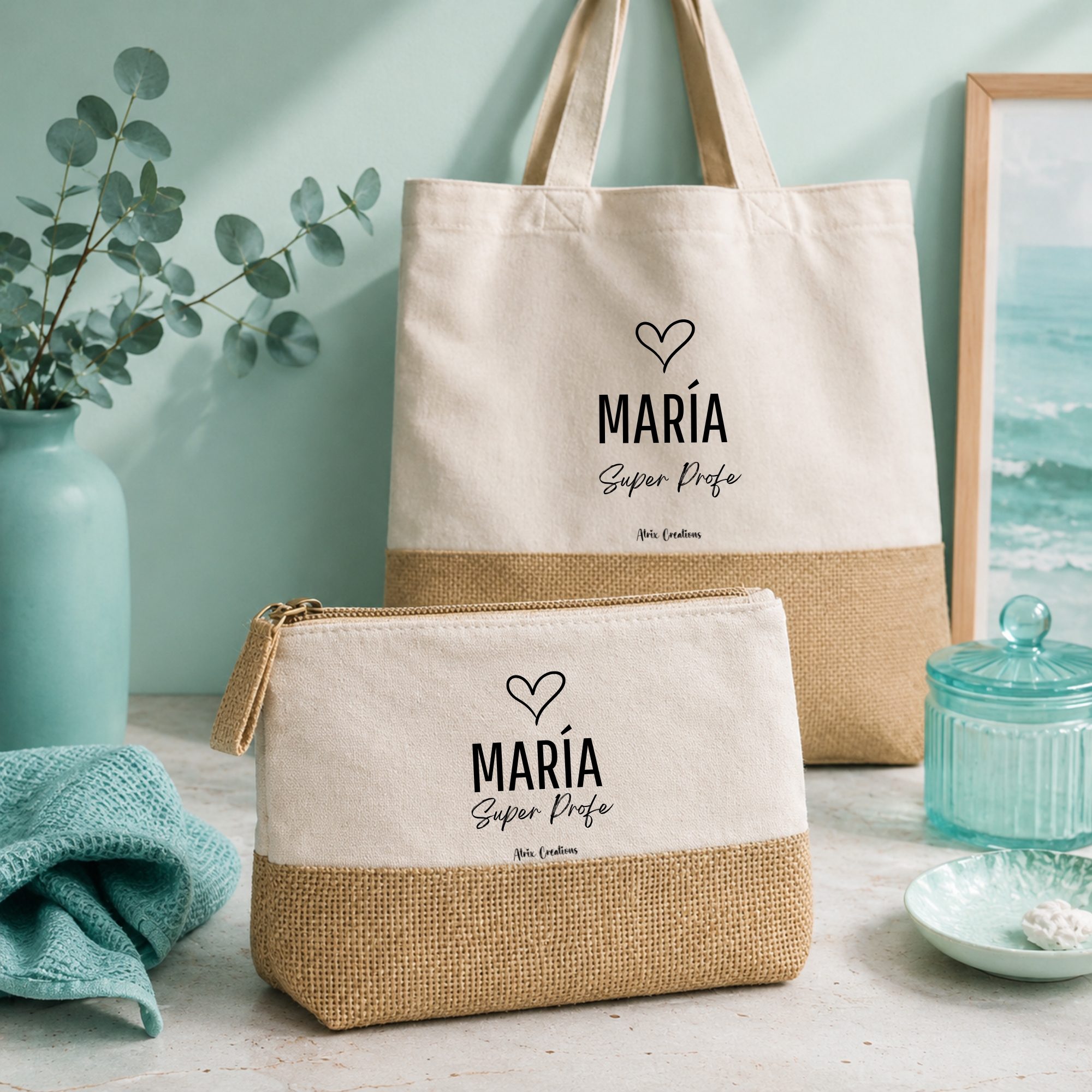 Set Regalo Bolsa y neceser Súper Profe