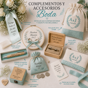 Complementos y accesorios para boda