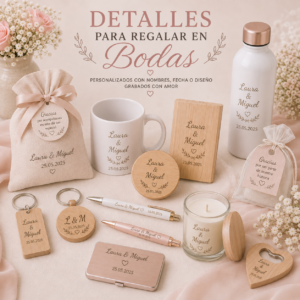Detalles para regalar en la boda
